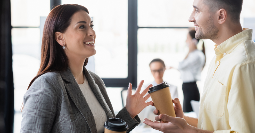 Persoon die een middagpauze neemt